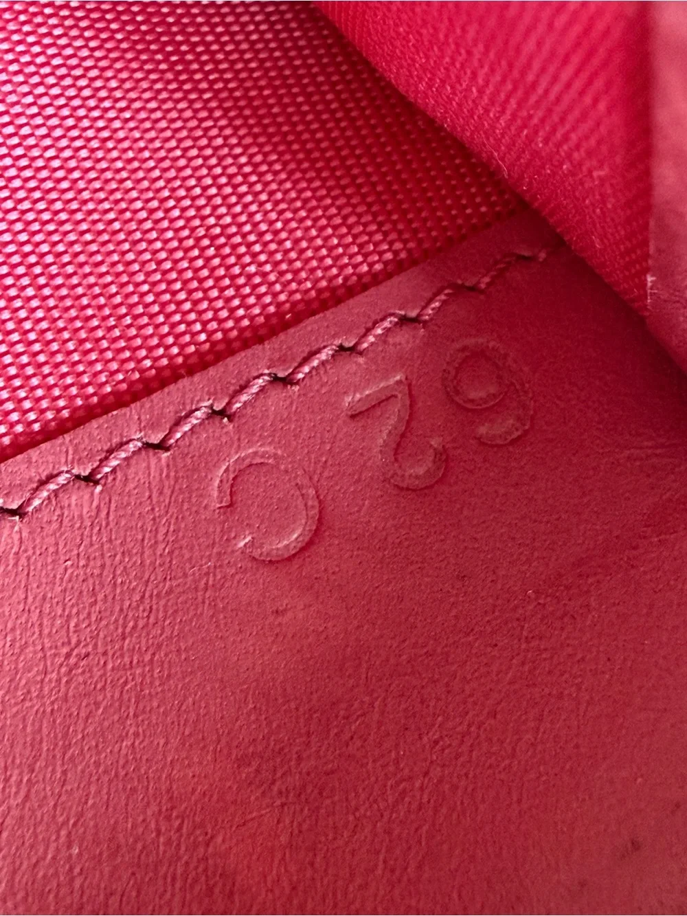 Authentic Prada Pink Textured Zip Wallet with Gold Logo